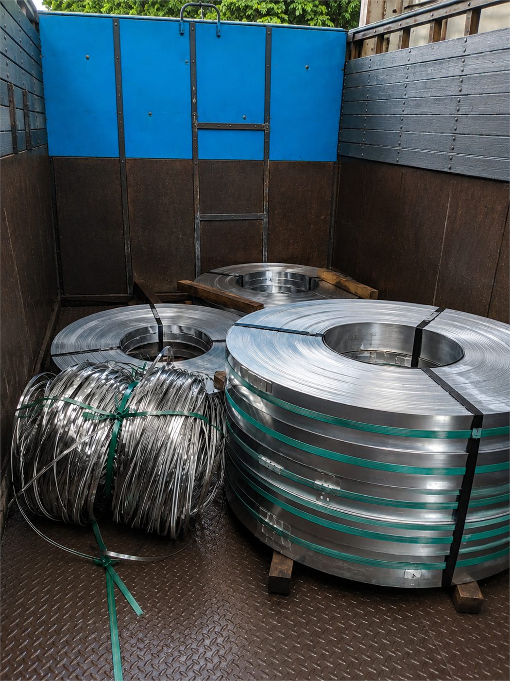 Dispatch ready stainless steel coils at SK Slitters