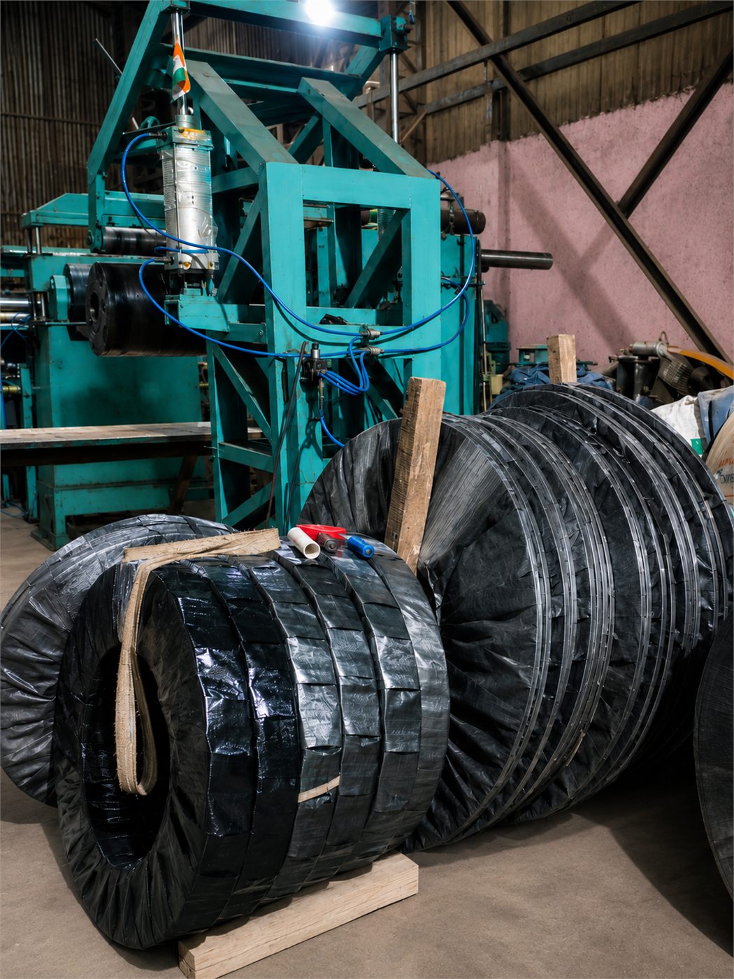 Coil slitting machine at SK Slitters